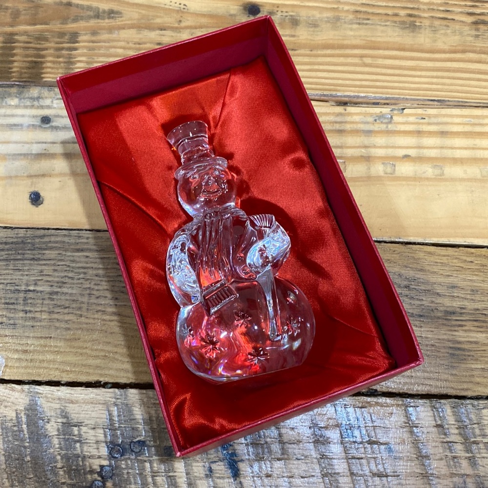 Waterford Crystal 5.5 Inch Snowman With Box
